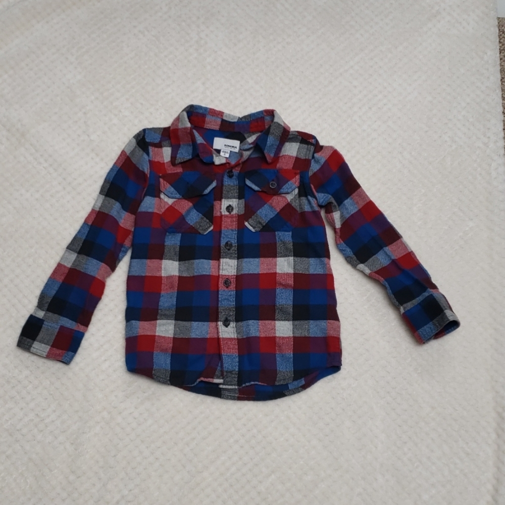 Sonoma Boys Flannel sz 5